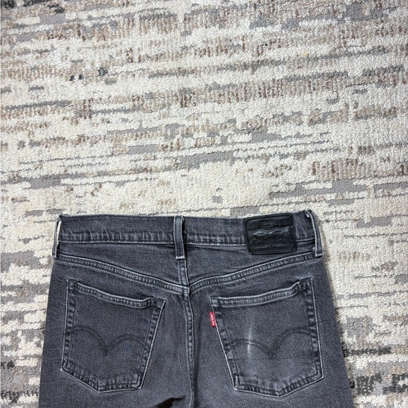 Levi’s Black Highrise Skinny Button Fly Jeans Size 28 Cotton - Picture 6 of 11